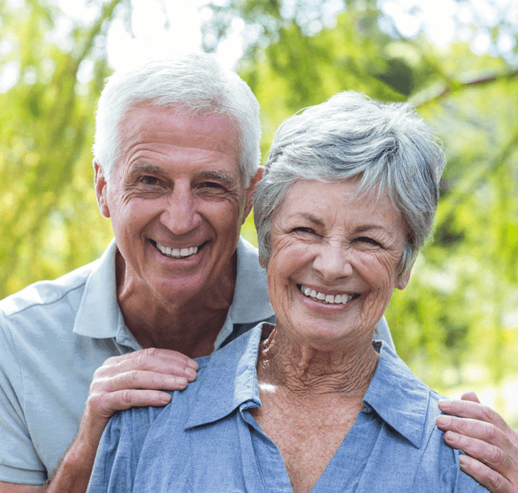 Era Happy Old Couple Smiling